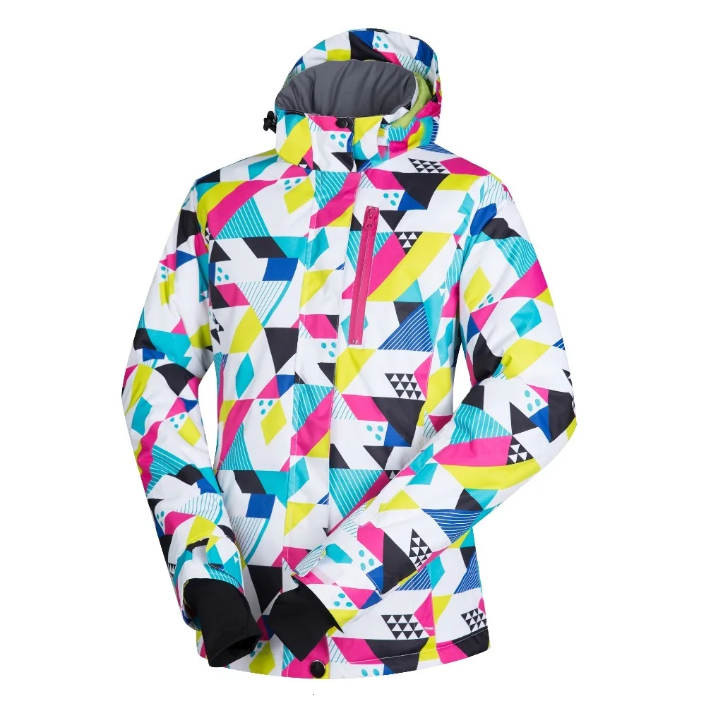 Куртка для сноуборда женская зимняя ветрозащитная Водонепроницаемая дышащая