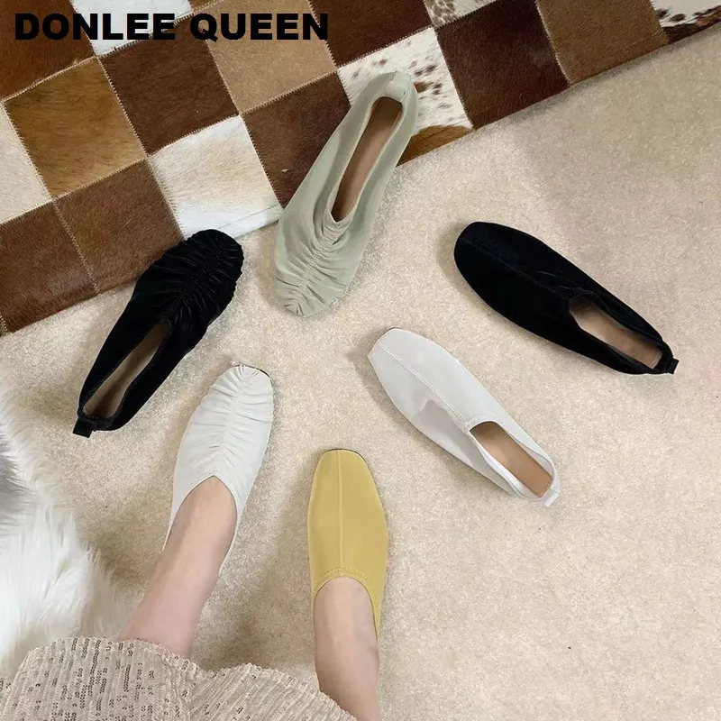 DONLEE QUEEN/Брендовая обувь на плоской подошве Женские повседневные Лоферы без