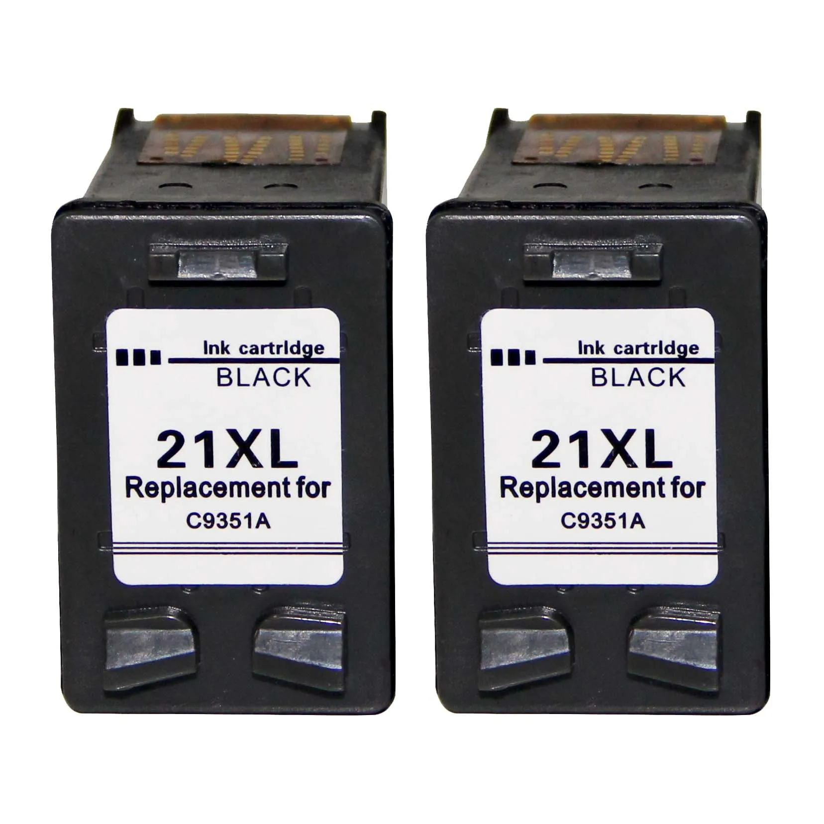 2 x 21BK Ветеран замена картриджа для hp 21 22 чернильный картридж hp 21 для hp Deskjet F2280 F2180 F4180 F300 F380 F2100 F2200 принтеры - Цвет: 2 x 21BK