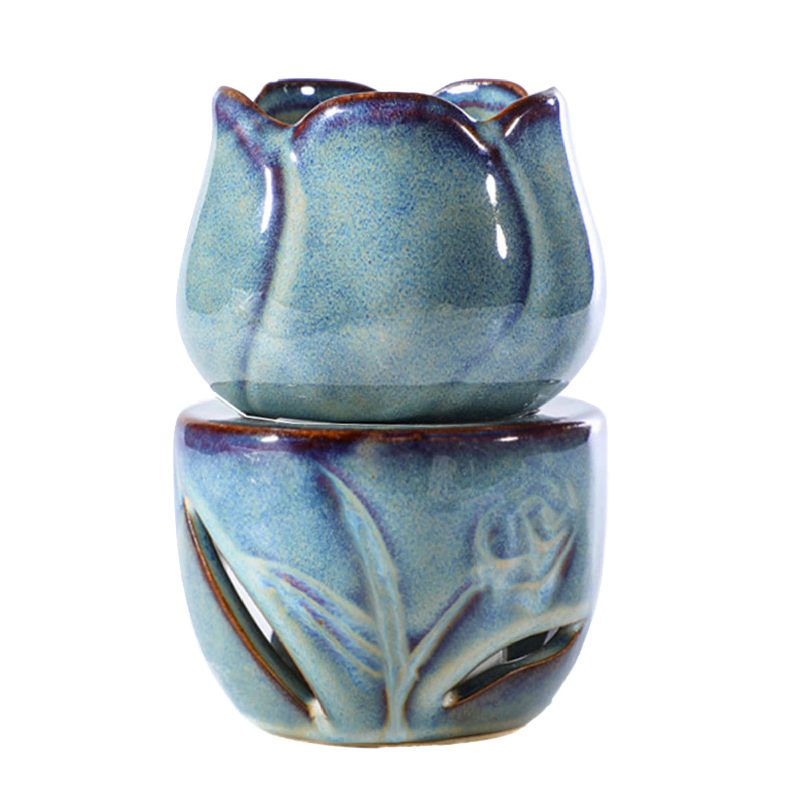 Керамические курильницы в форме тюльпанов духовка для ароматерапии масла свечей