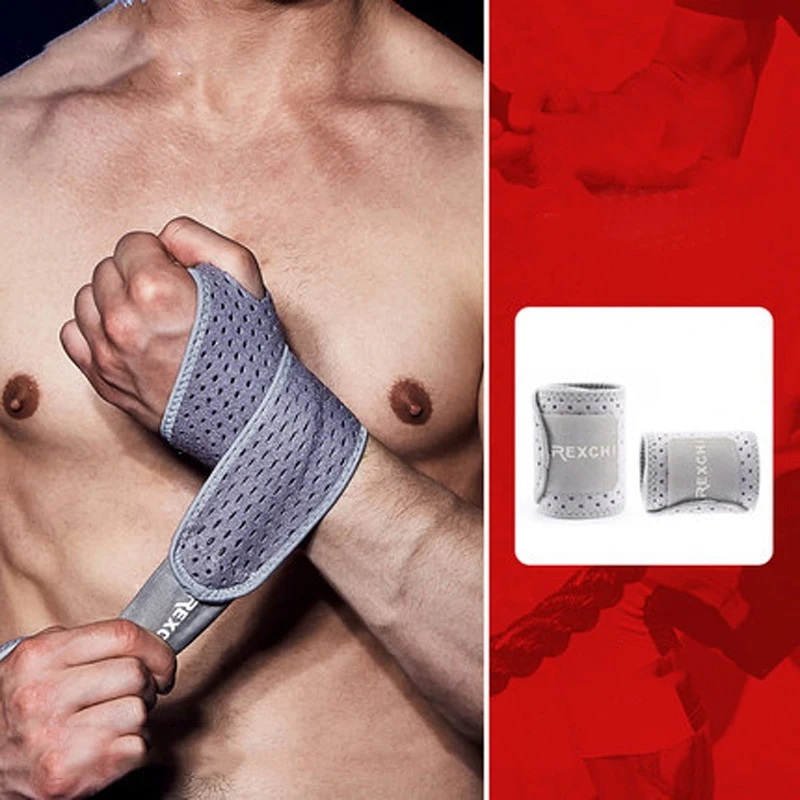 

Hot Gym Wrist Band Adjustable Wrist Brace Wrist Support Bodybuilding Training Wrist Hand Protector Fitness Wrap For Sports