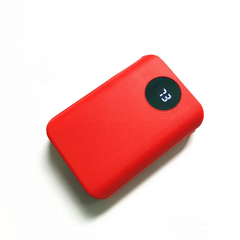 Портативный внешний аккумулятор с 2 usb-портами, сделай сам чехол, 3x18650, зарядное устройство для мобильного телефона, зарядное устройство, внешний аккумулятор, коробка, комплект для Iphone, huawei - Цвет: Red No Battery