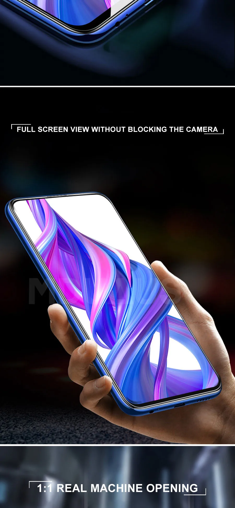 Закаленное стекло 9H для huawei Honor 9X 8X 8A 8C 20i 10i 9i Защитная пленка для экрана Honor 20 V20 V10 V9 Play