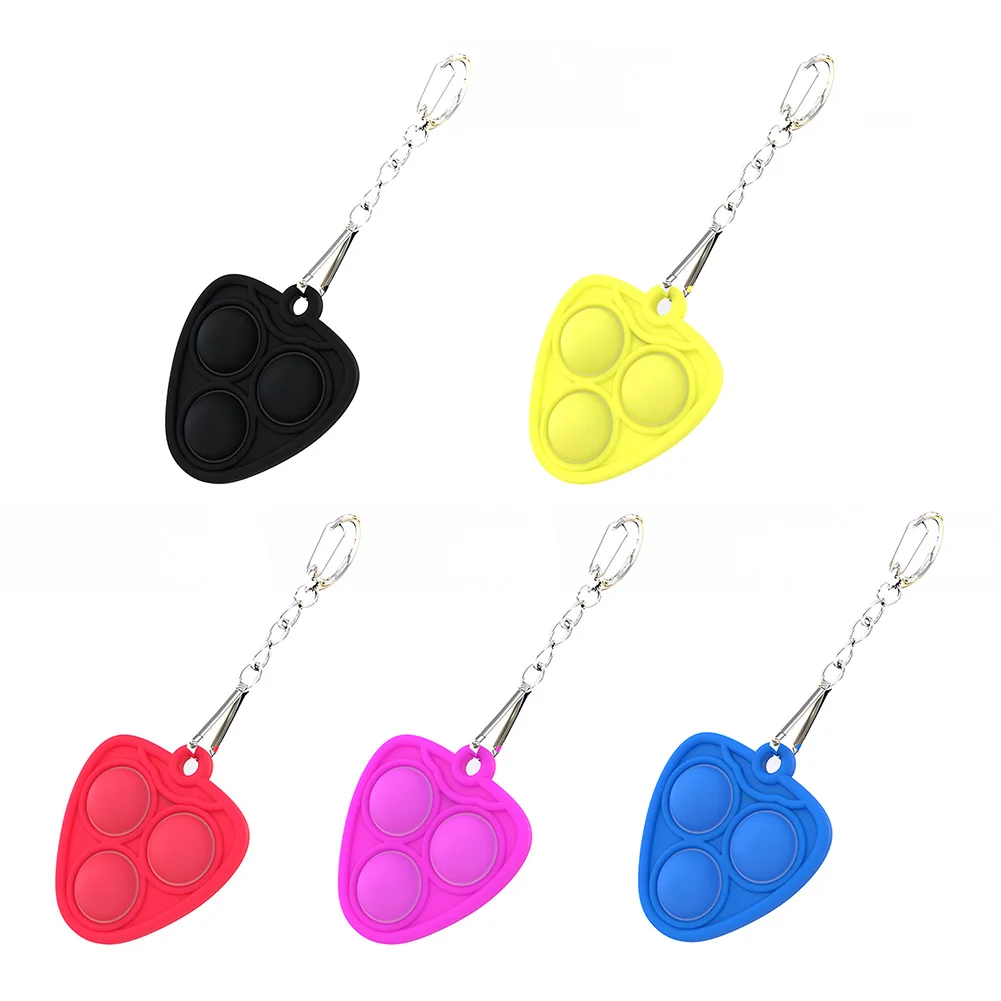 

Fidget Sensory Squeeze Toy Mini Push Bubble Figet Simple Dimple Keychain Anti-stress Board Autism Educational Toy