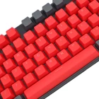 27RA 104 шт.компл. игровые колпачки для клавиш с подсветкой двухцветные для механической клавиатуры