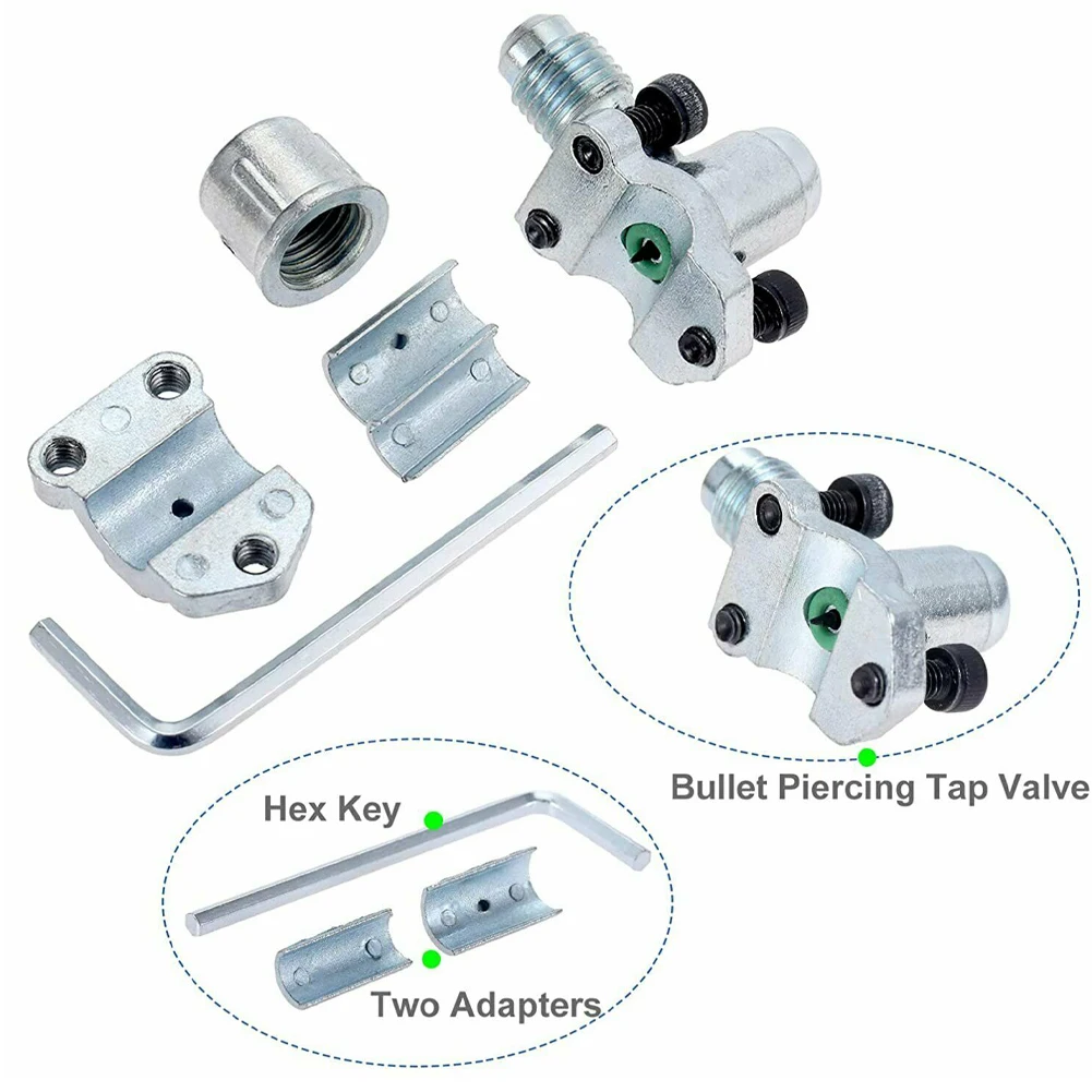 

Wholesale A/C Retrofit Valve BPV31 Bullet Piercing Valve with Dust Cap Low Side for Air Conditioning Refrigerant R12 R22R134A