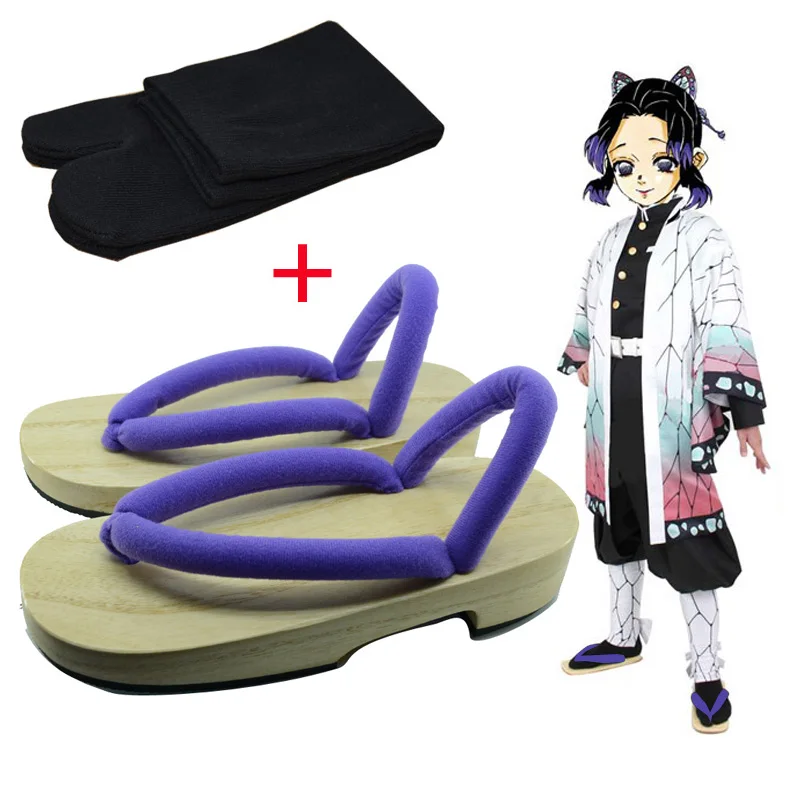 DIOCOS рассекающий демонов Geta Kimetsu no Yaiba Nezuko косплей костюм обувь Tanjirou Shinobu Kochou Zenitsu