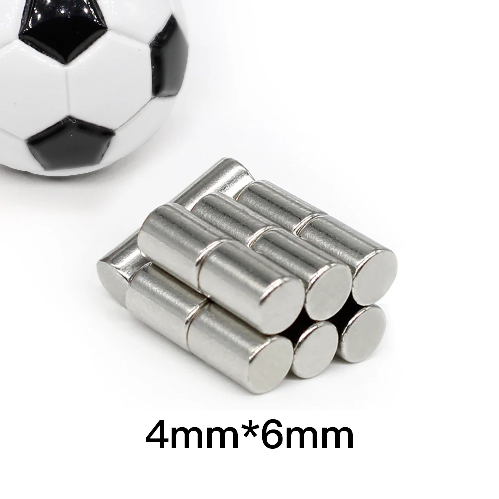 20/50/100/200/300/500 шт. 4x6 маленький мощный поисковый магнит 4 мм X 6 небольшие Круглые
