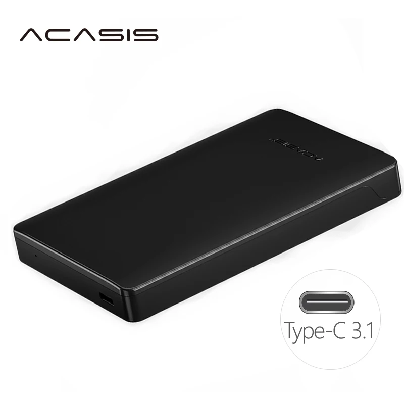 

ACASIS 1TB Storage Type-C 3.1 External Hard Drive 1TB 750g 500g 320g 250g 160g 120g HDD Hard Disk Disco duro externo For PC/Mac