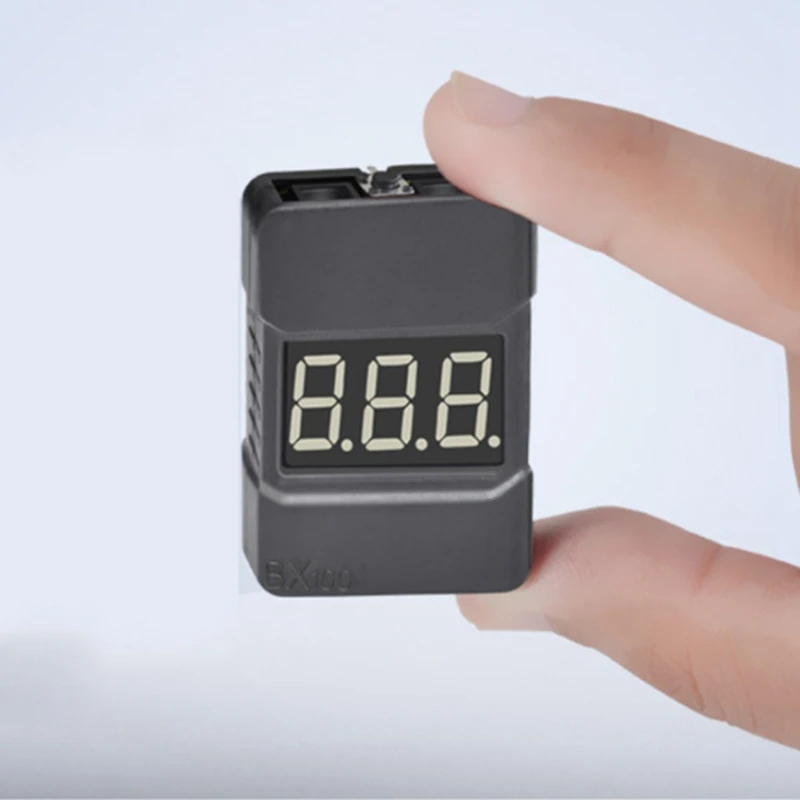 

BX100 LED Display Lipo Battery Tester Low Voltage Buzzer Alarm with ABS Shell Super Sound Warning Checker