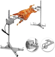 bbq electric rotisserie kit automatic 15w universal rotisserie kit outdoor large grill rotisserie spit roaster rod