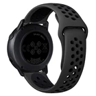 Ремешок силиконовый для Samsung Galaxy Watch 4 classic, браслет для Gear S3 4642 мм Huawei Watch GT2 Correa Active 2 40 мм 44 мм