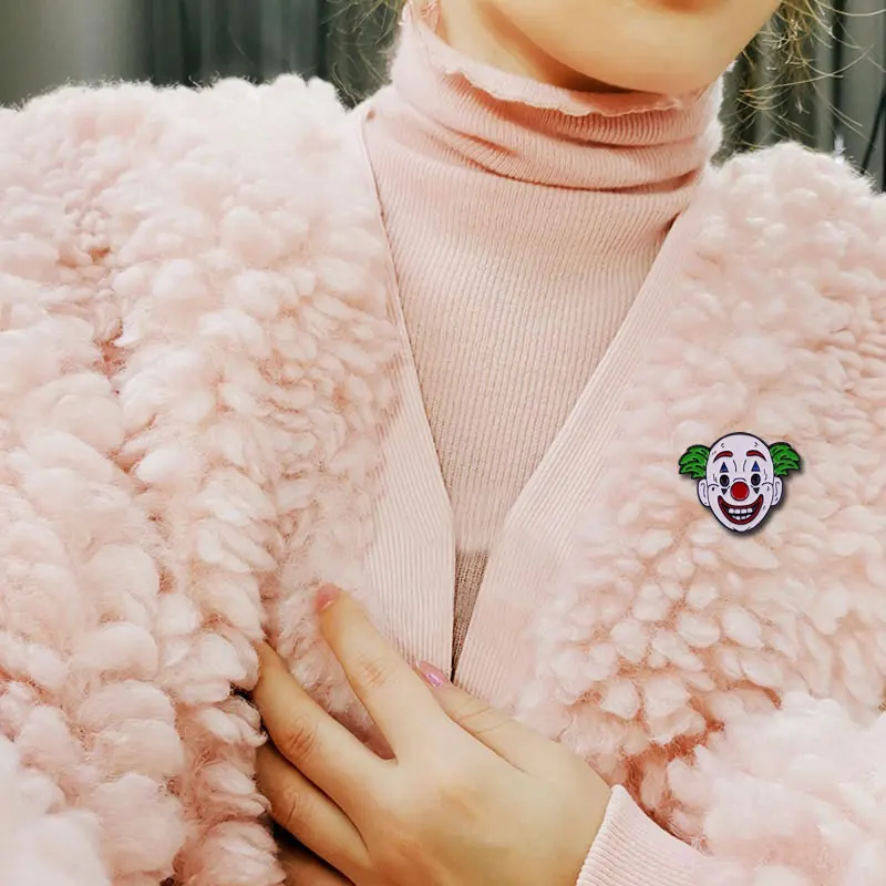 2019 маска клоуна Хоакина Феникса Артура флека фотосессия значок | Украшения и