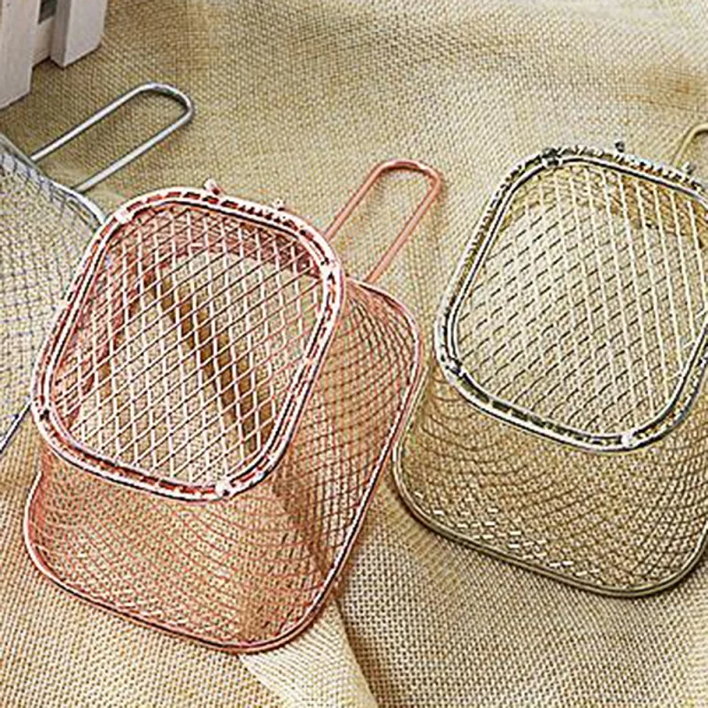 Скандинавская корзина для картофеля фри масляное ситечко сетчатый фильтр