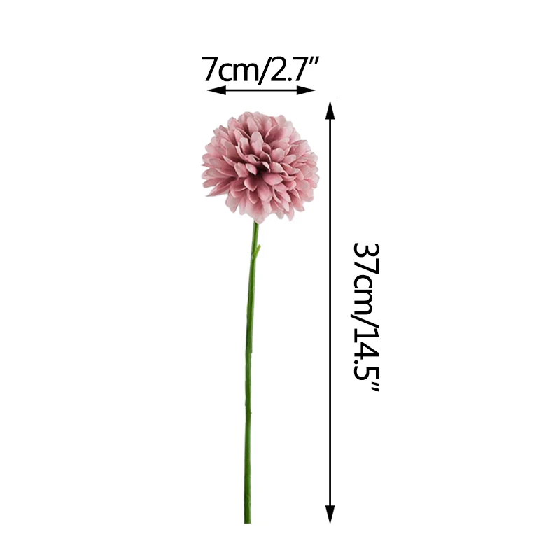 

3/5pcs Artificial Flower Bouquet Silk Dandelion Flower Ball DIY Wedding Party Home Table Decoration Bride Hold Bouquet Supplies