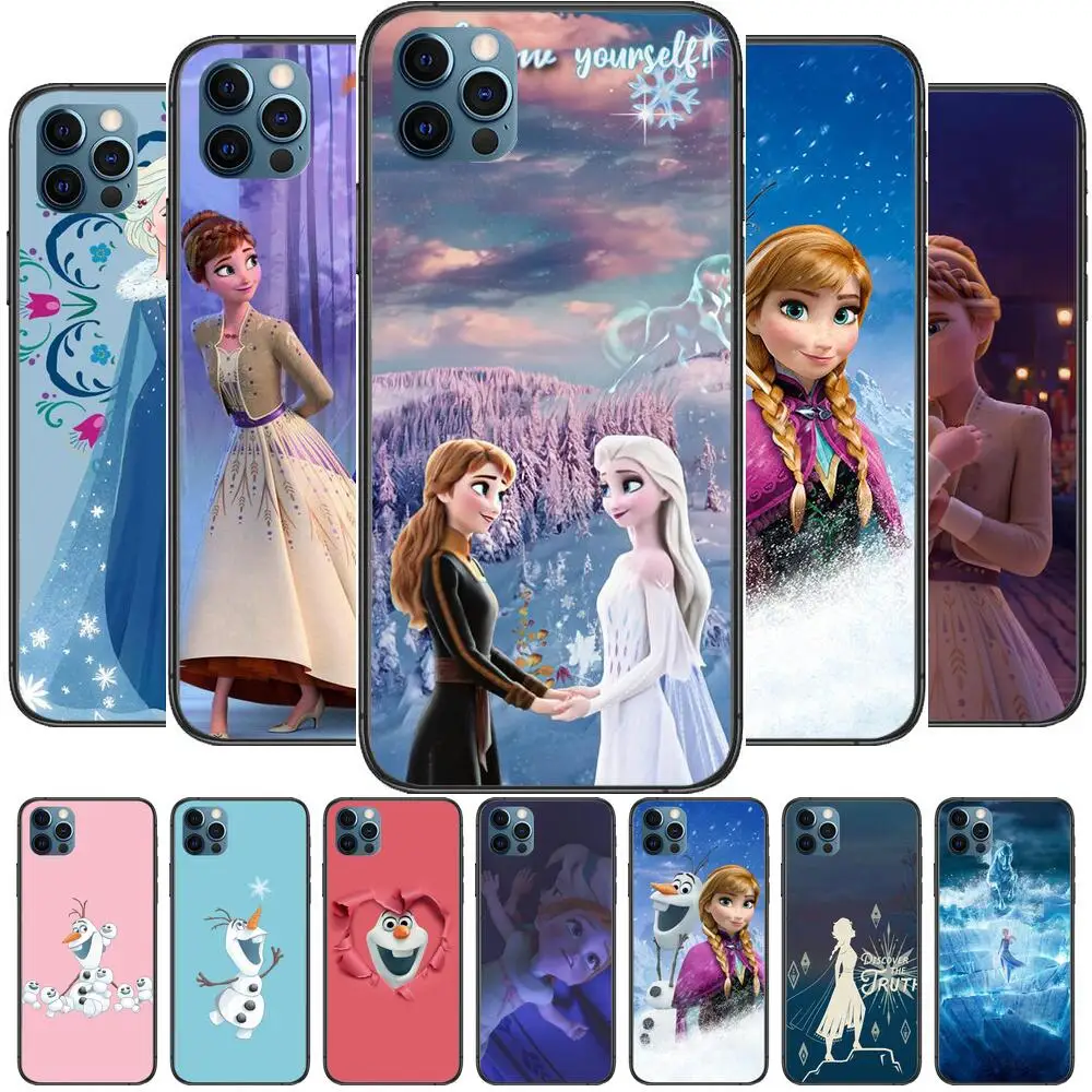 Чехол для телефона с изображением Эльзы и Анны из мультфильма Холодное сердце
