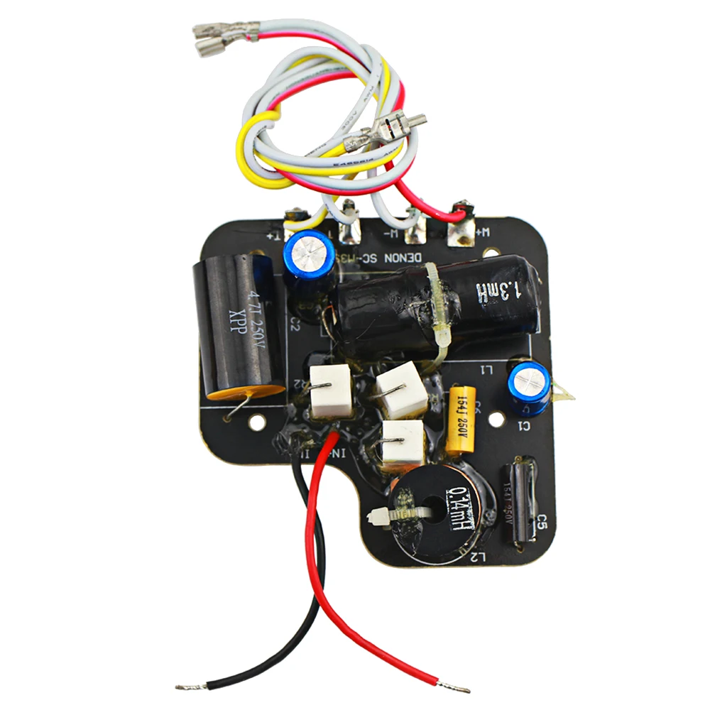 GHXAMP 2 Way кроссовер твитер+ бас кроссовер 60-120 Вт Hifi 3 кГц двухсторонний разделитель для Denon SC-M39 домашнего использования 2 шт