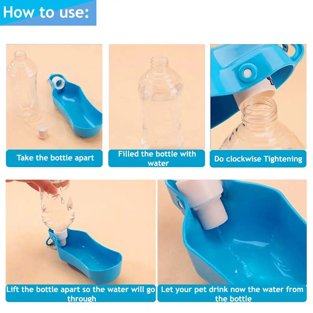 Бутылка для воды собак портативный Диспенсер питатель питьевой домашних
