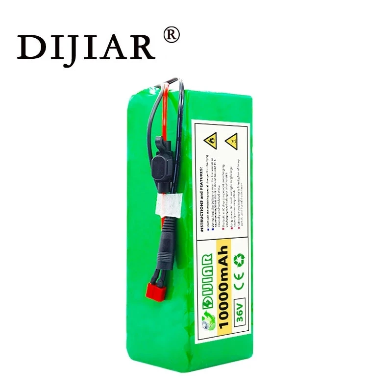 Аккумуляторная батарея DiJiar для электромобиля 36 В 10 А · ч 10S4P 18650 500 Вт мощный