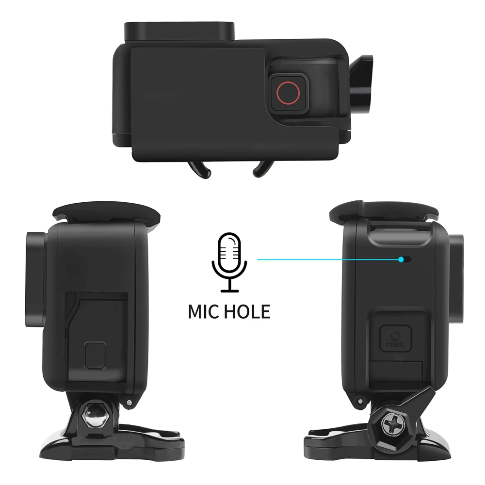 SHOOT Side Open Protective Border frame Case for GoPro HERO 7 6 5 Black Sports Cam For Go Pro Hero Action Camera Accessory | Электроника