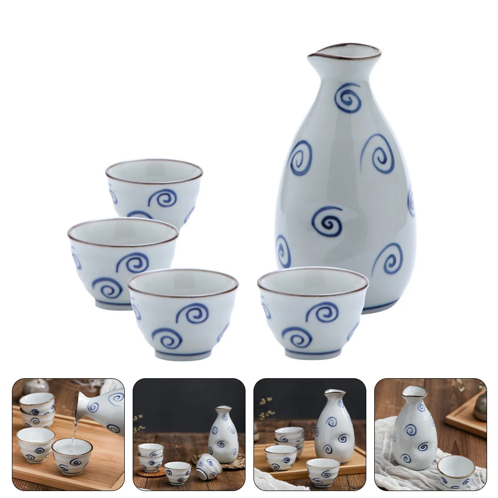 

1 комплект, изящный рисовый горшок, элегантные японские зеркальные чашки и чашки