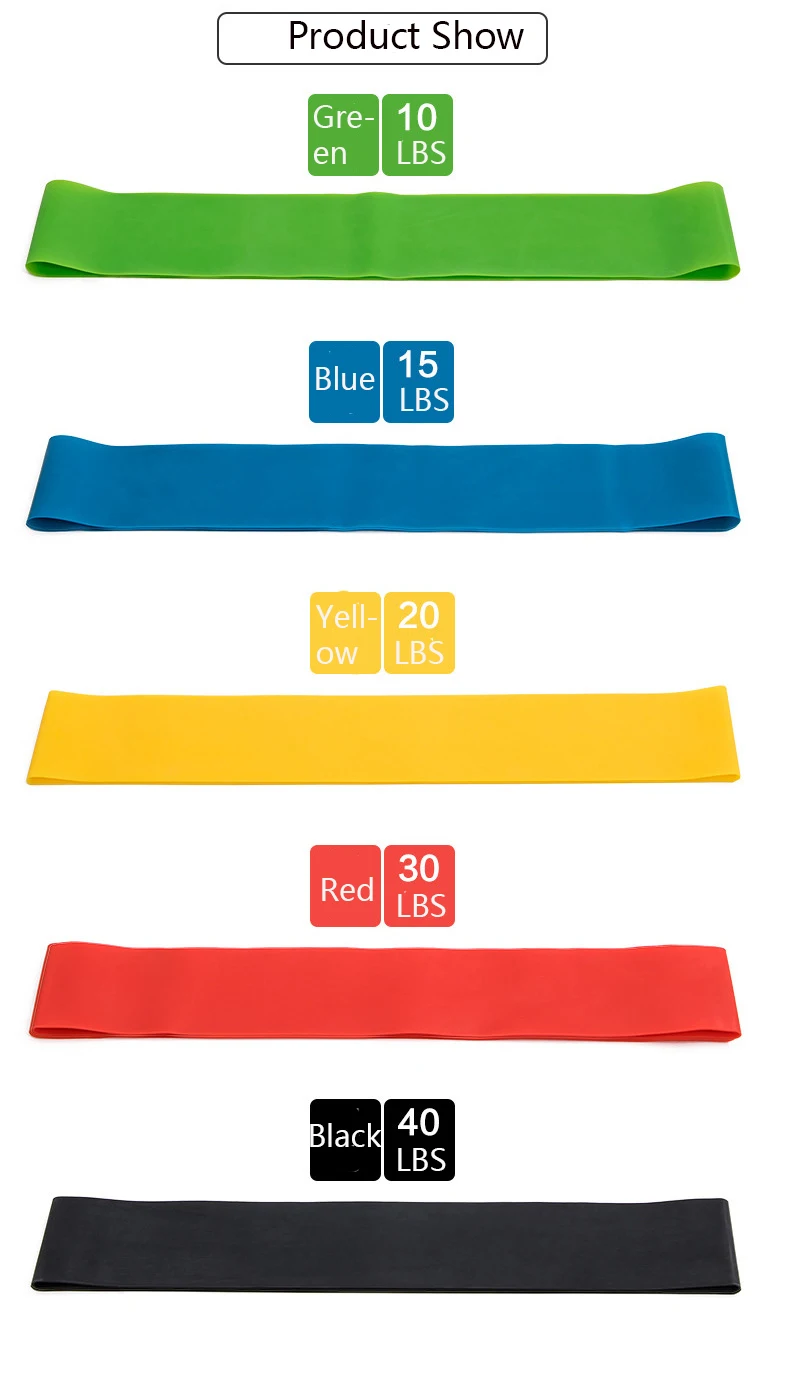 2 шт. эластичные ленты для занятий йогой и фитнесом спортом в тренажерном зале