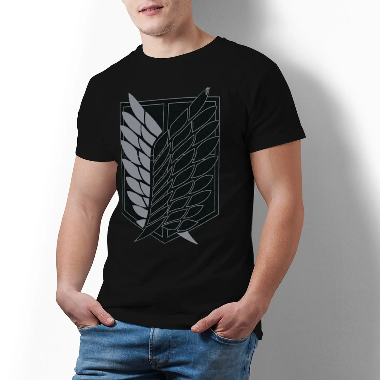 

Футболка мужская с принтом «Крылья свободы», 100 хлопок