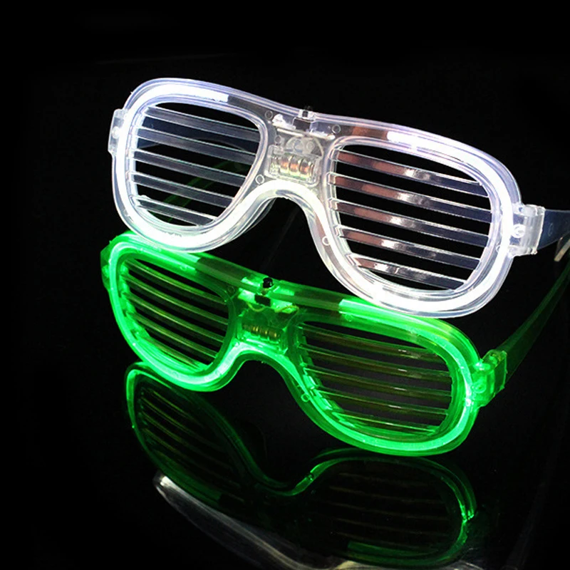 5 шт. хит продаж модные мигающие светодиодные очки на Рождество день рождения