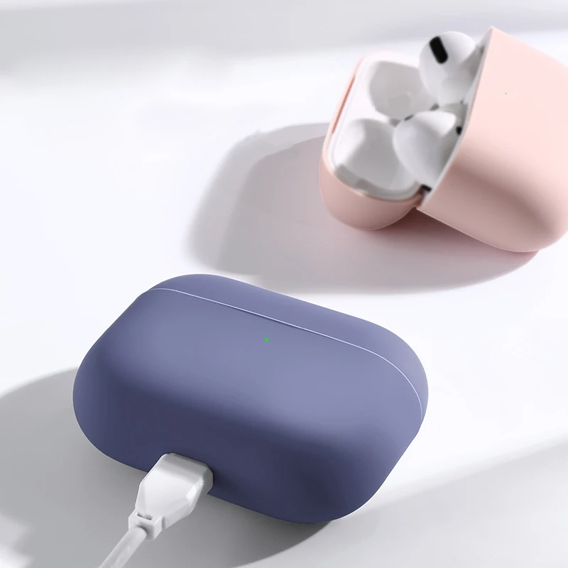 Для AirPods Airpod Pro чехол силиконовый для Air Pod Funda Coque Apple Airpods Поддержка беспроводной