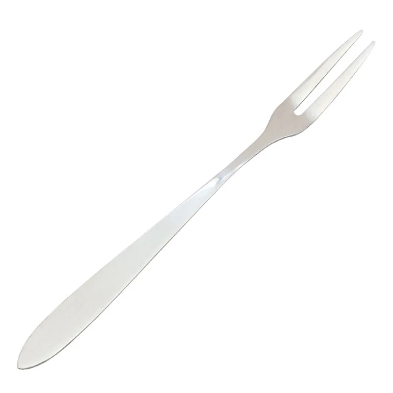 Толстая посуда из нержавеющей стали вилка для фруктов закуска маленькая