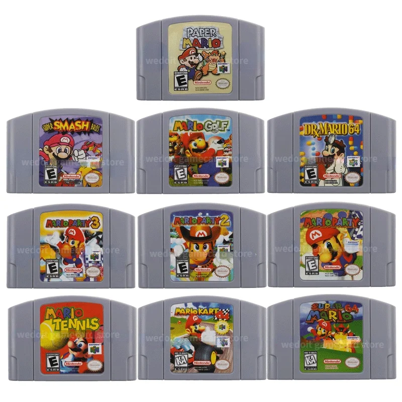 

Игровой Картридж для видеоигр, 64 бита, версия US NTSC Для Nintendo 64 на английском языке