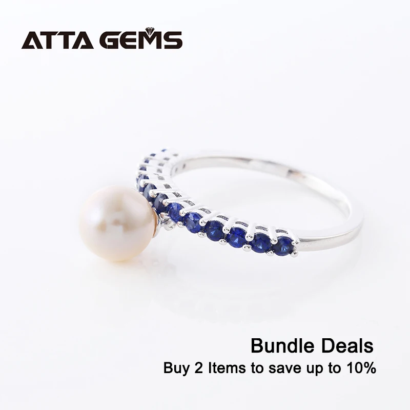 Женское кольцо из серебра 925 пробы с синим сапфиром и натуральным