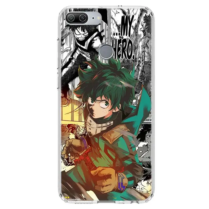 my hero academia deku phone case for huawei y5 y6 y7 y9s p smart z 2019 honor 10 lite 9 8a pro 8x 8s 9x 7x 7a 20s 20i cover free global shipping