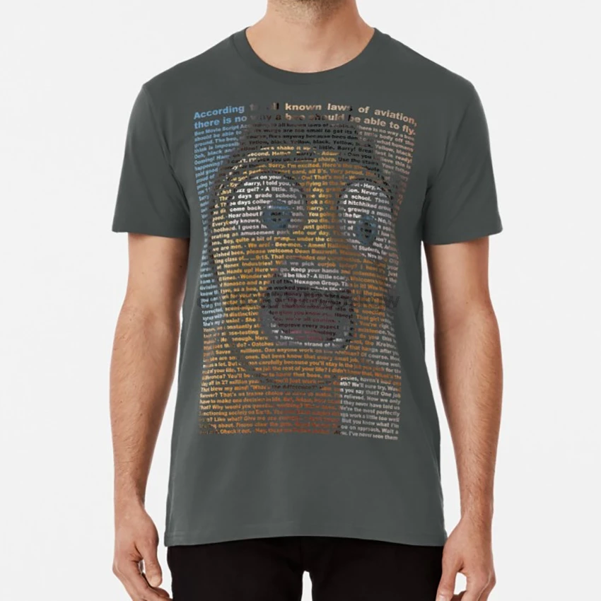 bee movie script T shirt bee movie 