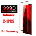 Защита экрана 999D для Samsung Galaxy Note 20 Ultra S20 Plus, закаленное стекло для Samsung S8 Plus S9 S10 E Note 10, защитная пленка