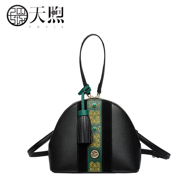 Pmsix Новинка Улучшенная модная сумка из натуральной воловьей кожи Роскошная