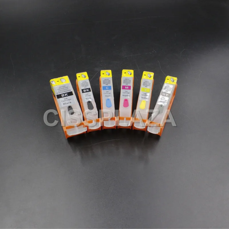 CISSPLAZA 5 комплектов 6 цветов pgi525 пустые многоразовые картриджи совместимые с canon PIXMA