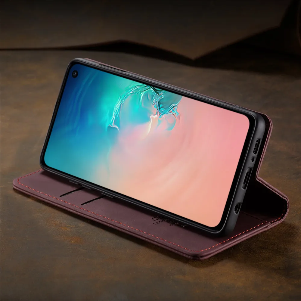 Чехол CaseMe для Samsung Galaxy S10 S10E S8 S9 Plus роскошный кожаный чехол с откидной крышкой