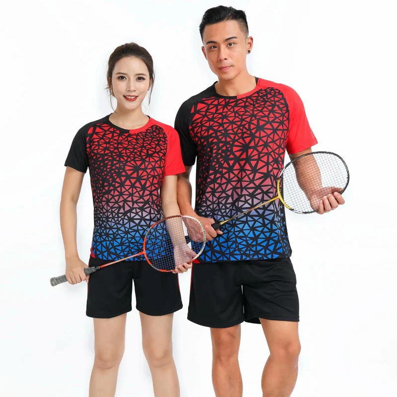 New Badminton shirts clothes Men/Women , sport shirt Tennis shirts , table tennis jerseys , Quick dry sports training t-shirts