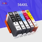 5PK 564XL совместимый чернильный картридж для замены картриджа HP564 4610 4620 B210 5520 3520 5510 B110a C410 B109 C310 7510 6520