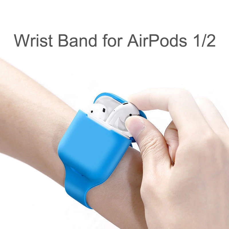 Ремешок на запястье для AirPods чехол спортивный ремешок Airpods 1/2 беспроводной