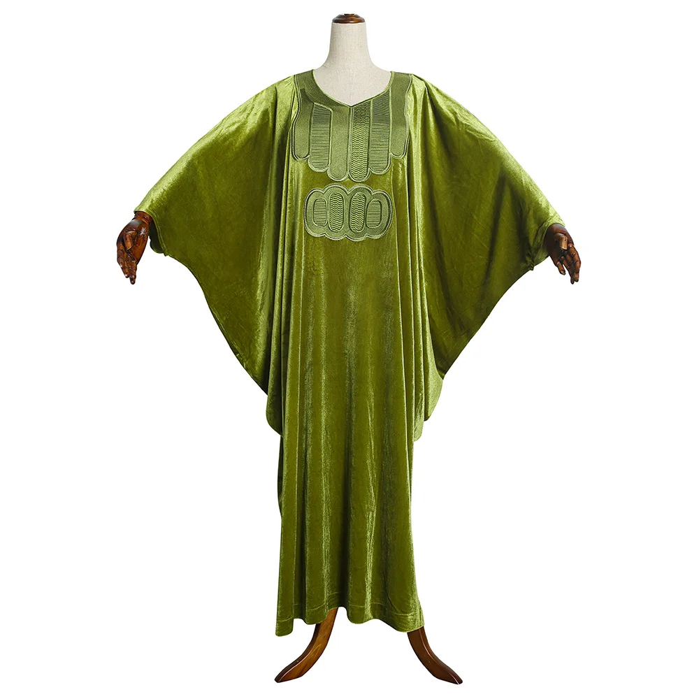

Бархатные африканские платья для женщин, Дашики, Анкара, Дубай, Boubou, халат, африканская одежда, элегантный кафтан, вечернее платье Макси
