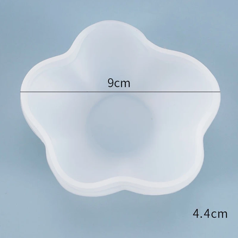 

DIY Flower Bowl Plate Silicone Mold for Resin Art Home Decor Mold Fluid Art Epoxy Resin Molds Resin Mold Silicone Tray