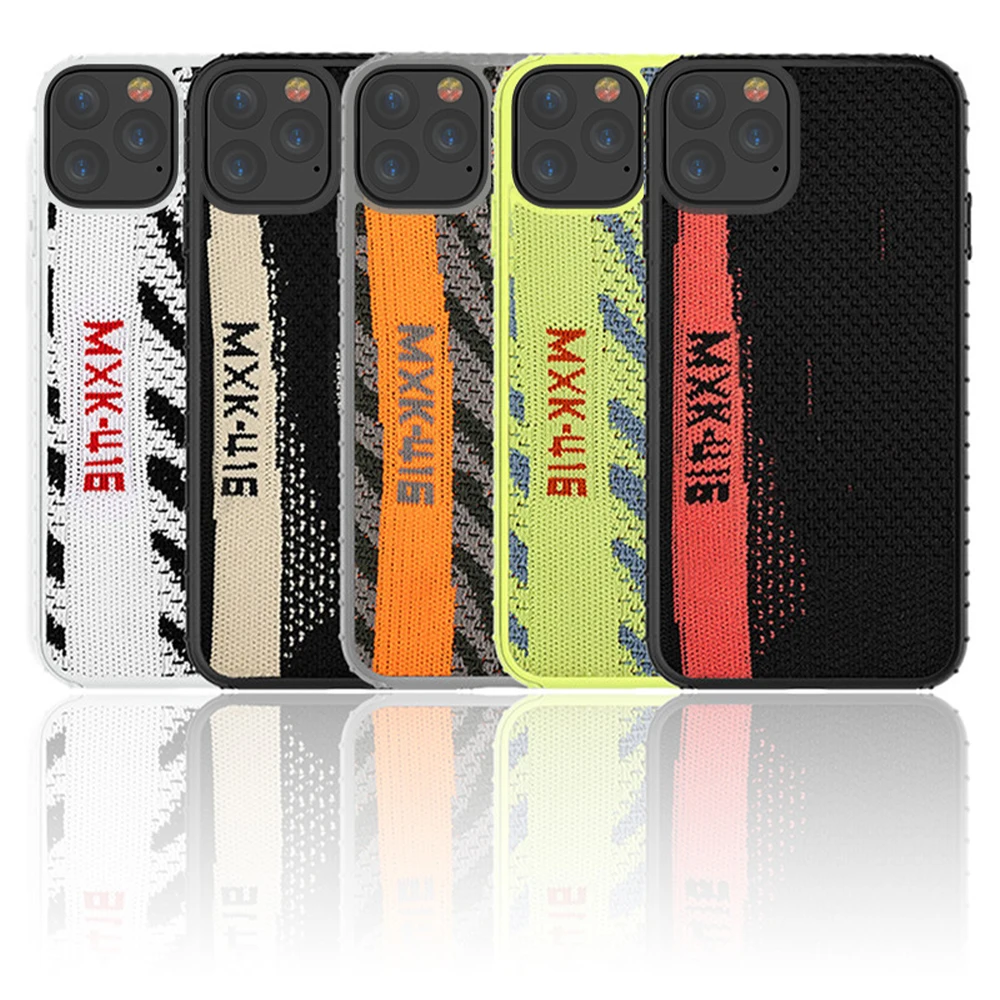 Чехол для Телефона iphone X 6 7 8 11 XR Xs Max yeezy 350 материал кроссовок защита от падения 6S Plus