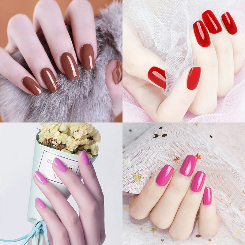 

CONTIGO 3pcs/set Semipermanent uv Gel Varnishes for Nails Sets Rubber Base and Top Coat Hybrid Nail Polish Manicure Gel Lacquers