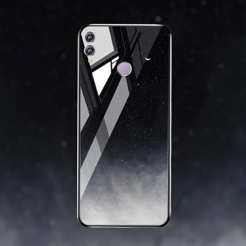 M064 Чехол из закаленного стекла для huawei Honor 8X, чехол для huawei Honor 10i 9 Lite 20s P20 Lite P30 Pro mate 20 Pro, защитный чехол - Цвет: M064
