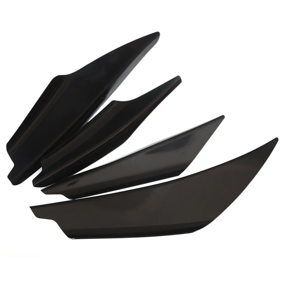 

4Pcs Universal Car Carbon Fiber Front Bumper Side Canards Splitter Fins