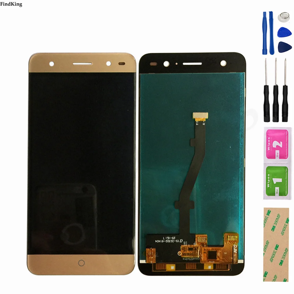 

100% протестированный ЖК-дисплей для ZTE Blade V7 Lite, ЖК-дисплей + кодирующий преобразователь сенсорного экрана в сборе сенсорная панель, запасные ...