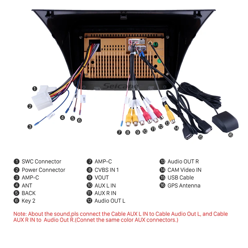 Seicane Android 9 0 gps Автомобильный плеер головное устройство для Mitsubishi Pajero Sport/L200/2006 +