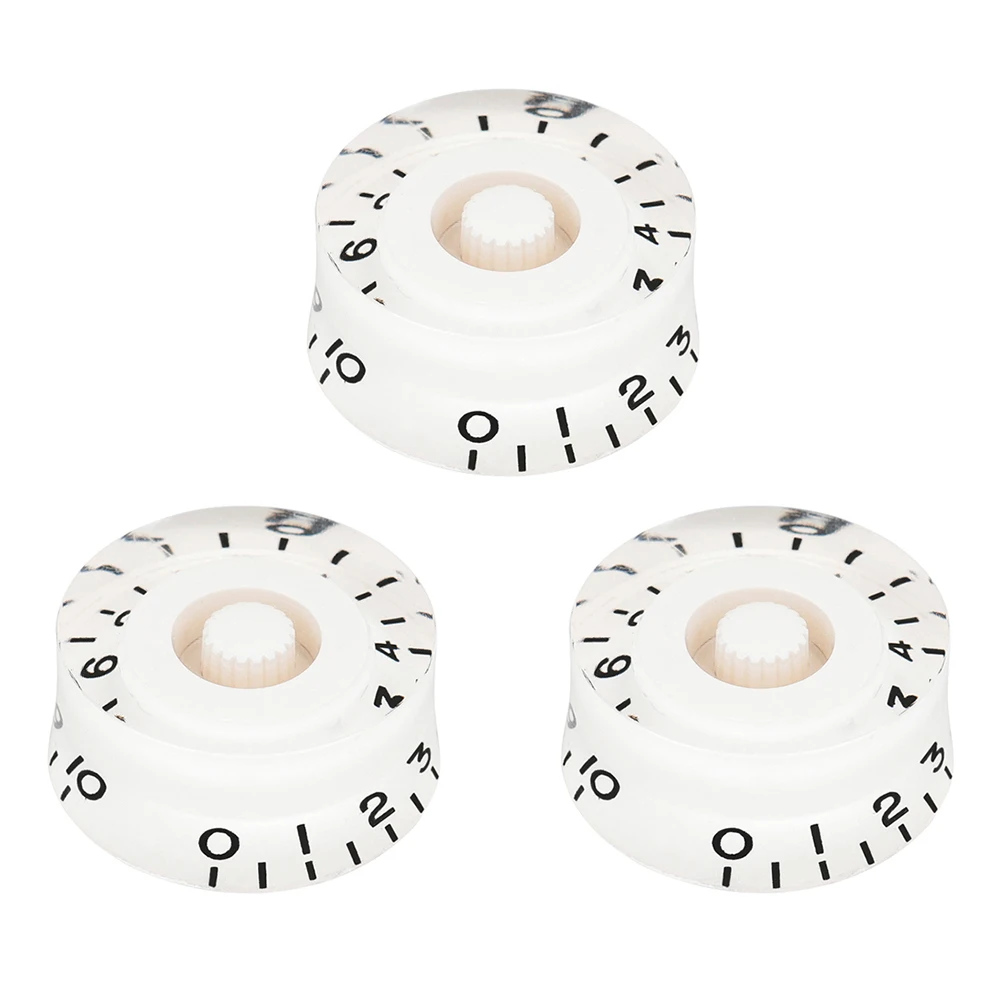 

3 шт. регулятор громкости гитары, белая прозрачная акриловая шляпа, профессиональные Запчасти для электрогитары, аксессуары для музыкальны...